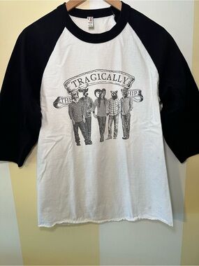 The Tragically Hip Raglan Shirt Medium Alstyle Classic Animal Heads Graphic 3/4
